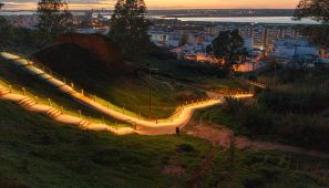 Transformation works on the slopes of Conquero in Huelva, nominated for the 2024 National Architecture Award (completed, joint venture with Construcciones Garrucho)