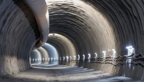 Túnel de la Línea 3 del Metro de Madrid, ejecutado por Azvi / Tunnel for Line 3 of the Madrid Metro, constructed by Azvi